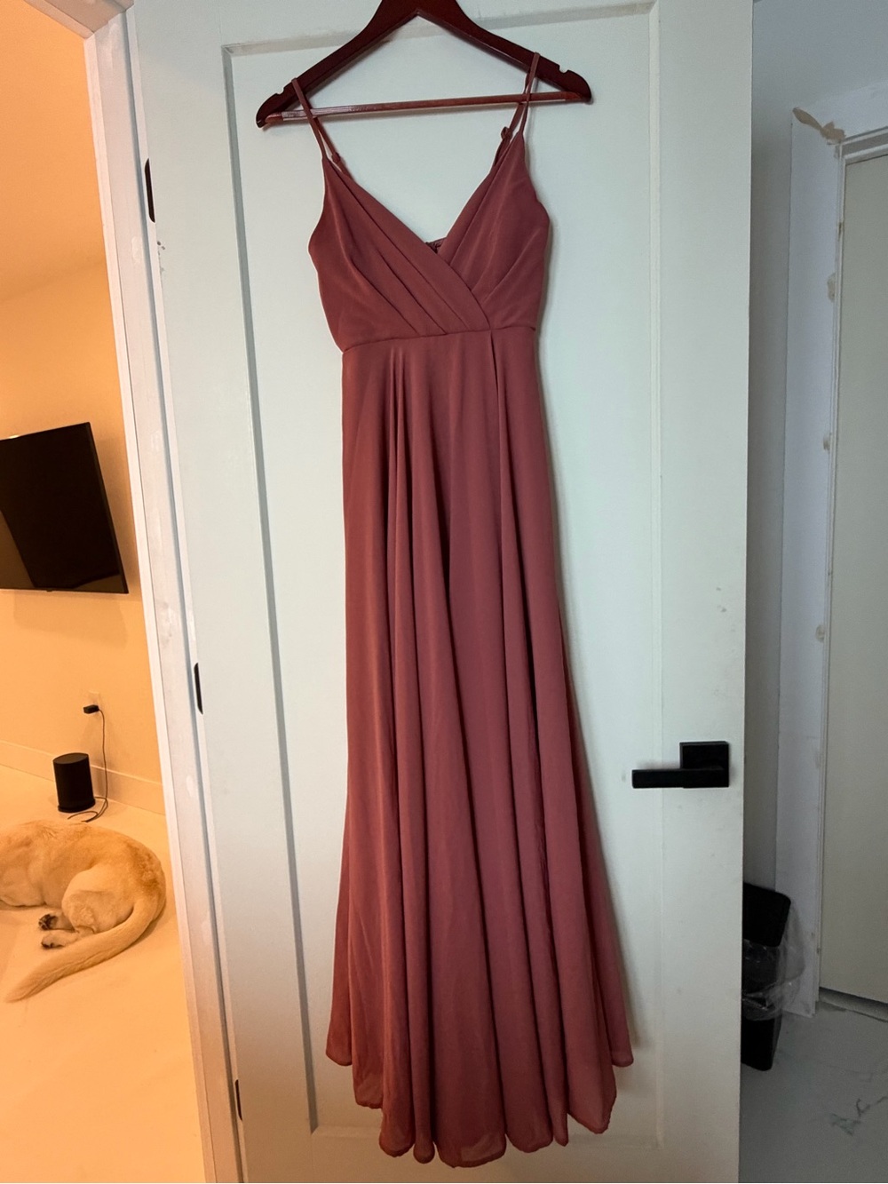 Lulu’s All About Love Rusty Rose Maxi Dress